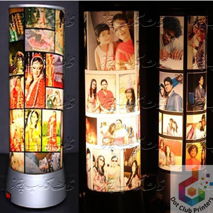 Rotating Photo LED Lamp printing